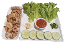Korean BBQ(ဝက်သားသုံးထပ်သားကင်)