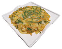 Vegetable Pancake (အသီးအရွက် ပန်ကိတ်)
